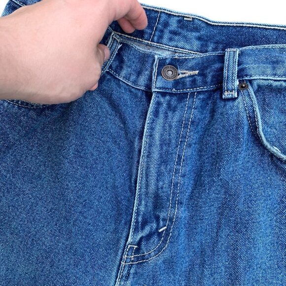 Vintage Orange Tab Levis Jeans Blue - Picture 10 of 14